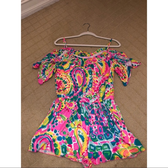 Lilly Pulitzer Pants - Lilly Pulitzer Fenella Romper- ComeOutOfYourShell